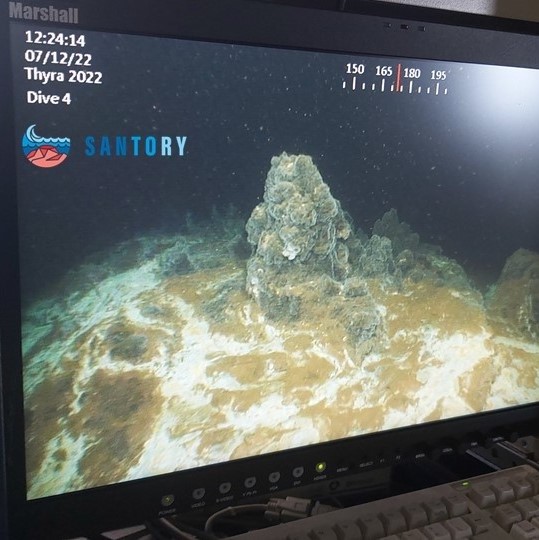 ProjectSantory's tweet image. Υπέροχα νέα για το ενεργό υποθαλάσσιο ηφαίστειο Κολούμπο (Σαντορίνη), καθώς άρχισαν οι έρευνες στο υδροθερμικό σύστημα του ηφαιστείου με νέες καινοτόμες θαλάσσιες τεχνολογίες! #santory #santorini #naturalhazards #robotics #monitoring #kolumbo #volcanicobservatory