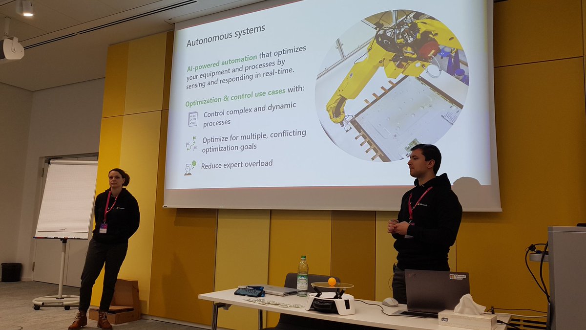 MMe2K's tweet image. Another @azdevcom highlight here in Munich... AI-powered automation with autonomous systems #IIot with Stefanie Grois and Christian Burdea
#Microsoft #AzDevCom