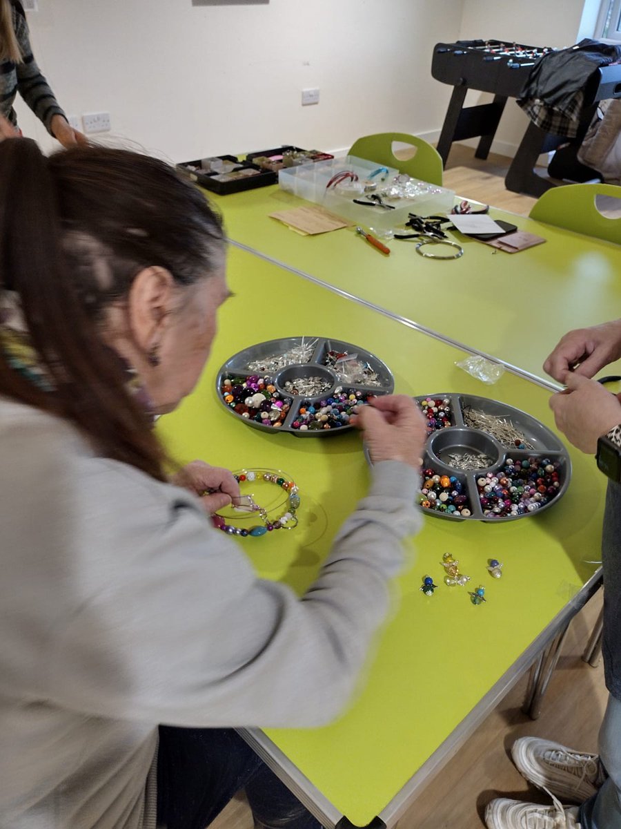 If you haven't been to our craft group come and give it a try! We make some fab jewellery and craft pieces✂️
Sessions take place every Wednesday 3pm-5pm 🕰
There is a cost of £1 for non residents which includes a brew ☕️ #hobbies #wellbeing #socialinclusion