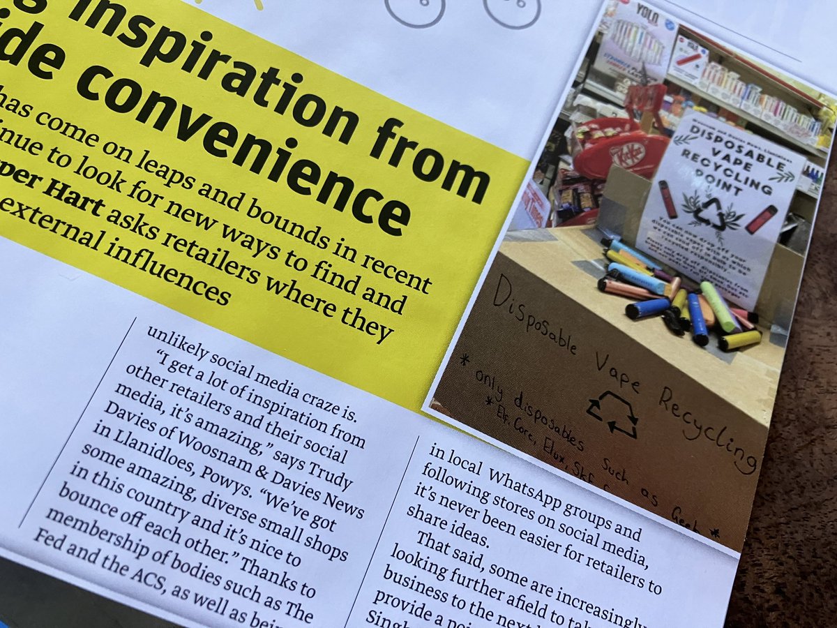 trudydavies1964's tweet photo. “We have some amazing, diverse small shops in this country and it’s nice to bounce of ideas off each other”
We really do help each other in support, advice & 💡 ideas to help keep us all relevant to our community.
#Retailers #RN #BetterRetailing #Woosnam #Llanidloes https://t.co/BWEWCixS2J