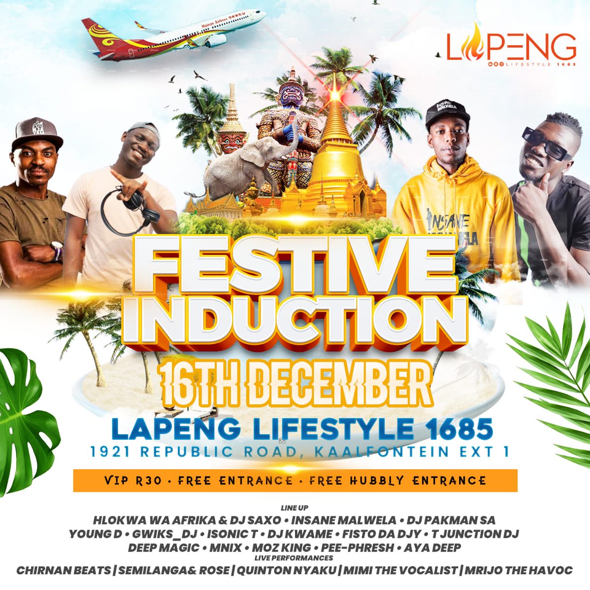 This Friday night zikhala la eLapeng Lifestyle 📍