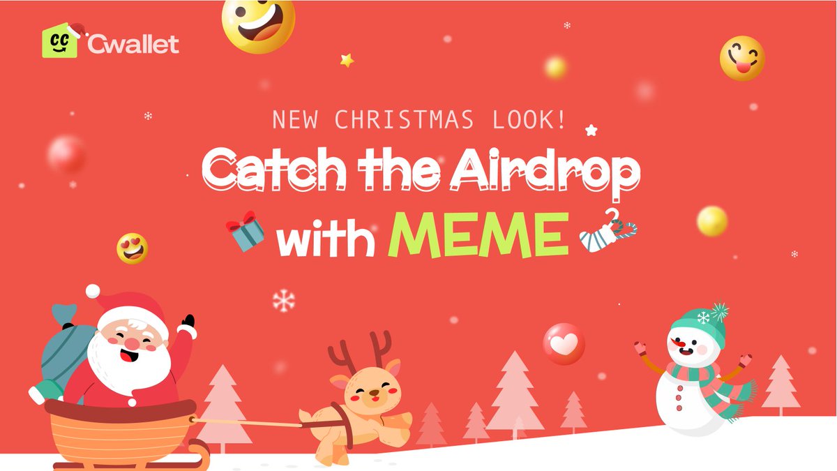 CwalletOfficial's tweet photo. ✨🎄Jingle all the way with Cwallet🤶🔔
Ready for Christmas?  Post your #MEMES under this tweet and win sweet Rewards!

🎁8 $APT for 4 winners
👉Topic: X-mas style with Cwallet 
⏰Dec 19th, 2022

Any campaigns and rewards do you wish for Christmas?😜 

#Cwallet #contest #Airdrop https://t.co/sKplaoWDuw