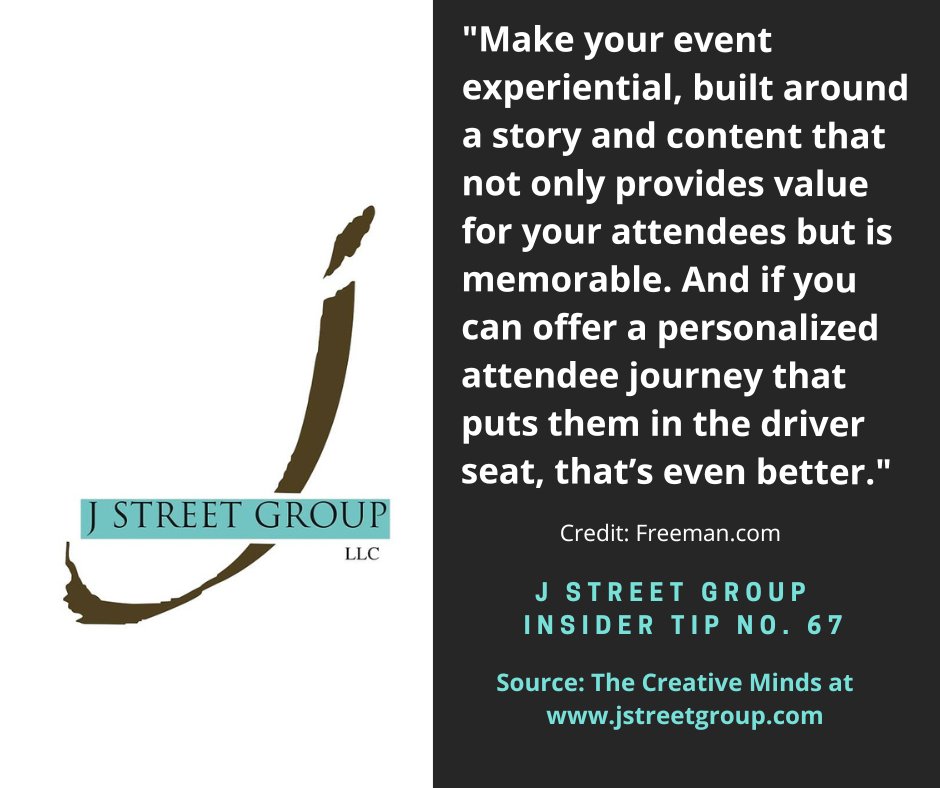 JStreetGroup's tweet photo. #TipTuesday 💡 Our reputation for excellence is built on listening, understanding, and creatively designing personalized, flawless corporate events.

#eventprofs #eventplanning #tips #corporateevents #jtalking https://t.co/1W40nH4s9O