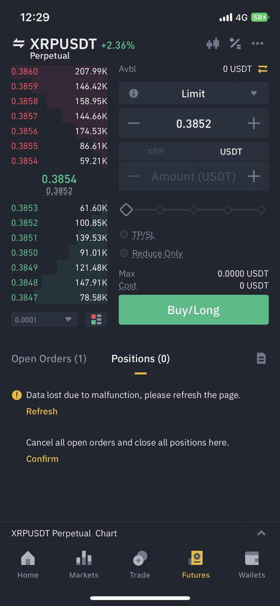MichelMB19's tweet photo. @cz_binance @binance whats wrong?
#Binance https://t.co/oEEJO7EmbA