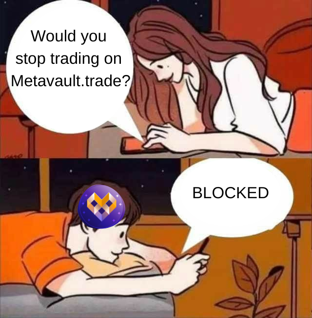 wolfofbtc1's tweet photo. @cryptoquant_com @joao_wedson RULE NO 1: NEVER LEAVE TRADING
RULE NO 2: LEAVE THOSE WHO SAY THAT
RULE NO 3: ALWAYS FOLLOW THE ABOVE RULES
@MetavaultTRADE

 $MVX $MVLP #Crypto #Cryptocurrency #Cryptocurrencies #Altcoin #Altcoins #Blockchain #DeFi #Trading #Cryptotrading #Cryptonews #Financialfreedom https://t.co/r0rdsDazo5