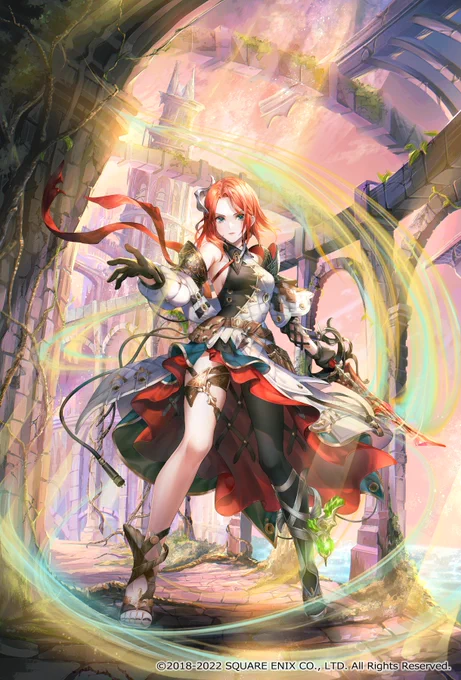 【ロマンシング サガ リ・ユニバース】にて「SS[命を使う理由]アーニャ」を描かせていただきました。よろしくお願いいたします!新ロマサガRS#ロマサガRS祝4周年 