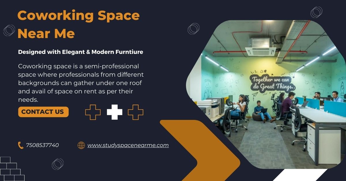 studyspace13's tweet image. Coworking spaces are semi-professional settings where professionals from various backgrounds can get together and hire space as needed. We provide all essential amenities along with coworking space in Panchkula and nearby areas.
studyspacenearme.com
Phone No: 7508537740