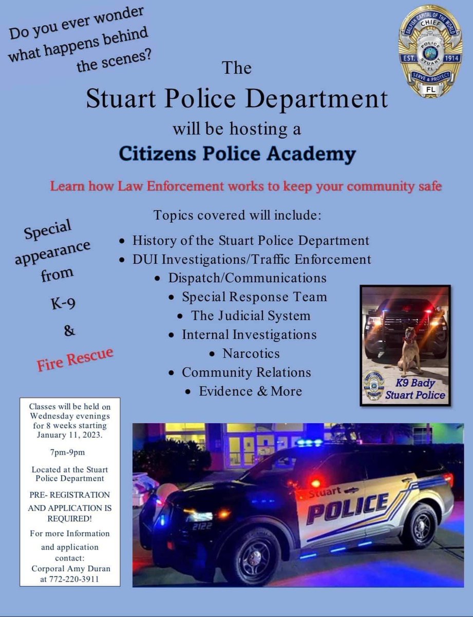 Stuart Police Dept. tweet media
