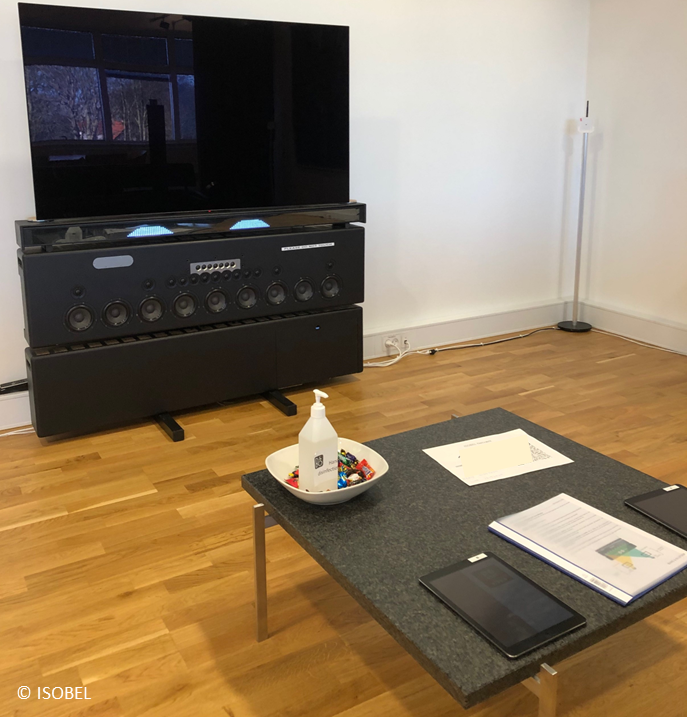 LHermannsen's tweet photo. Tired of Jingle Bells?
In @IsobelProjSound we create dynamic and individualised #SoundZones at home and in hospitals. Just started intensive evaluation of #AudioPerception in a simulated home at @BangOlufsen to optimise Quality of Experience #QoE.
@CompSciAAU @es_aau @Innofond https://t.co/LbkJcfCz8o