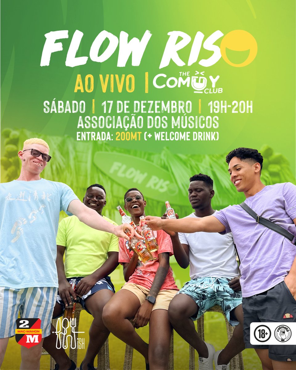 cerveja_2m's tweet photo. Vem partir a loiça com o Stand Up Comedy do The Comedy Club no dia 17 de Dezembro na Associação dos Músicos, a partir das 19h.😄
Haverá welcome drink na entrada e pura leveza até a saída.😉🍻
#FlowRiso #Cerveja2M #2MFlow #ResponsáveisJuntos https://t.co/KNBZkEcdXU