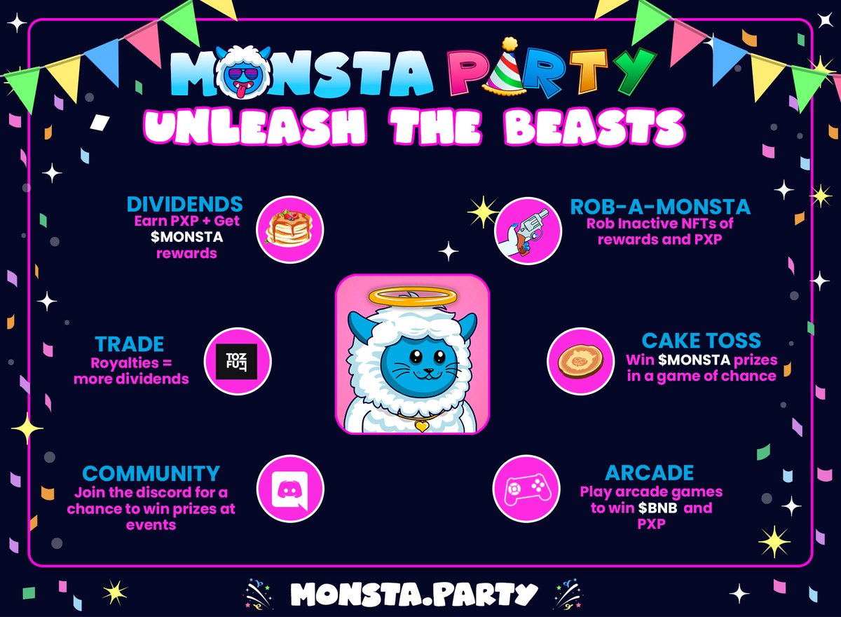 Monsta Party NFTs 🎉 tweet media