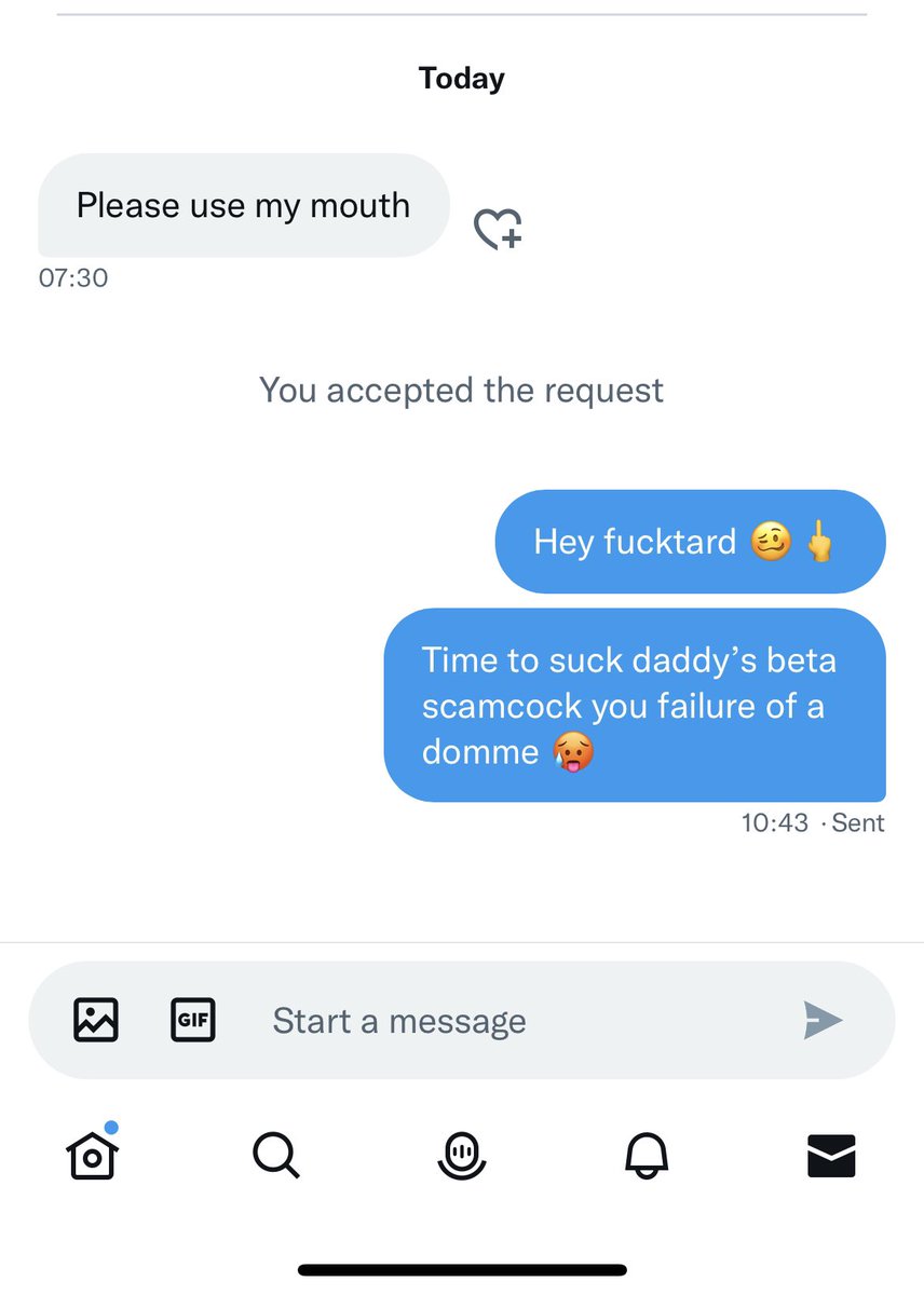 BTimewaster's tweet photo. Nghhh! 🥵 woken up and already have 3 cumrag dommes waiting in my DM to suck my beta cock off 🥴🖕

#catfish #findom #catfishdomme #catfishfindom #scamkink #scamaddict #scamfetish #whalesub #betadomme #cuck #cuckold #blackmail #paypig #paypiggy #humanATM https://t.co/LQocIwok0H
