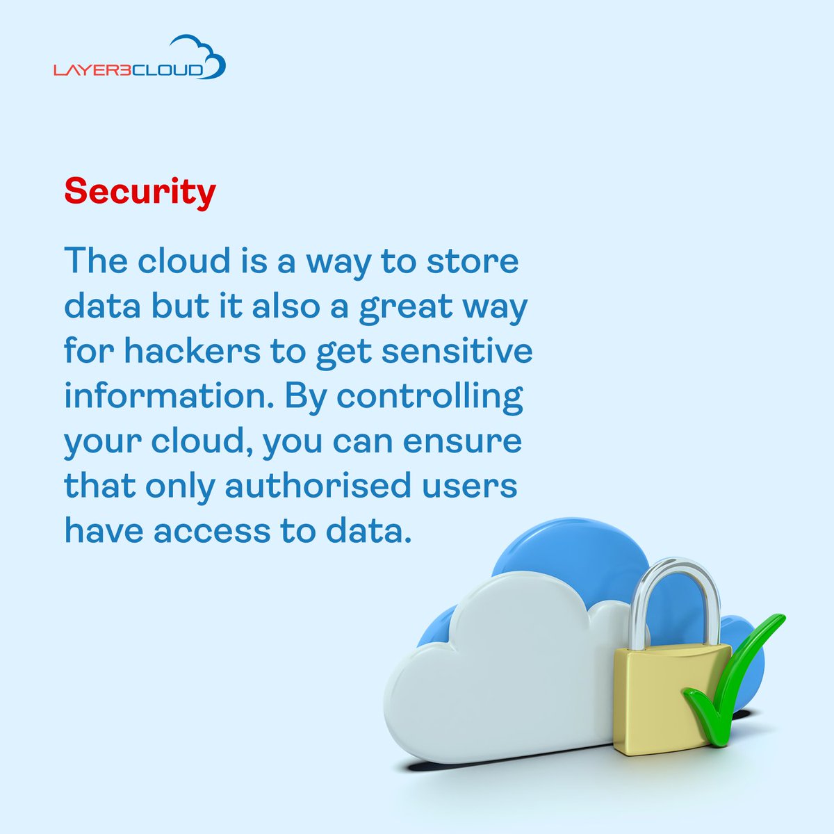 Layer3cloudN's tweet image. The cloud can be beneficial to your organisation but it can also cause loss of data if not properly managed. This is why Layer3Cloud is at the forefront of helping your organisation control its cloud services.

#Cloudcomputing #Cloudstorage #Networkcontrol #Cloudsecurity