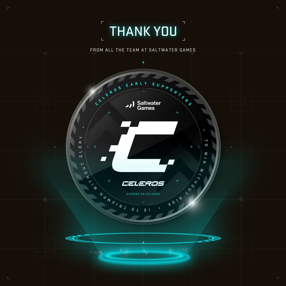 CelerosGame's tweet photo. Revealing to you , the Early Supporter NFT badge!
This badge is a recognition and appreciation for all our early community and we want you to play a key role in its development, specifically the name of it and the role title! https://t.co/VOr6vlPyzm