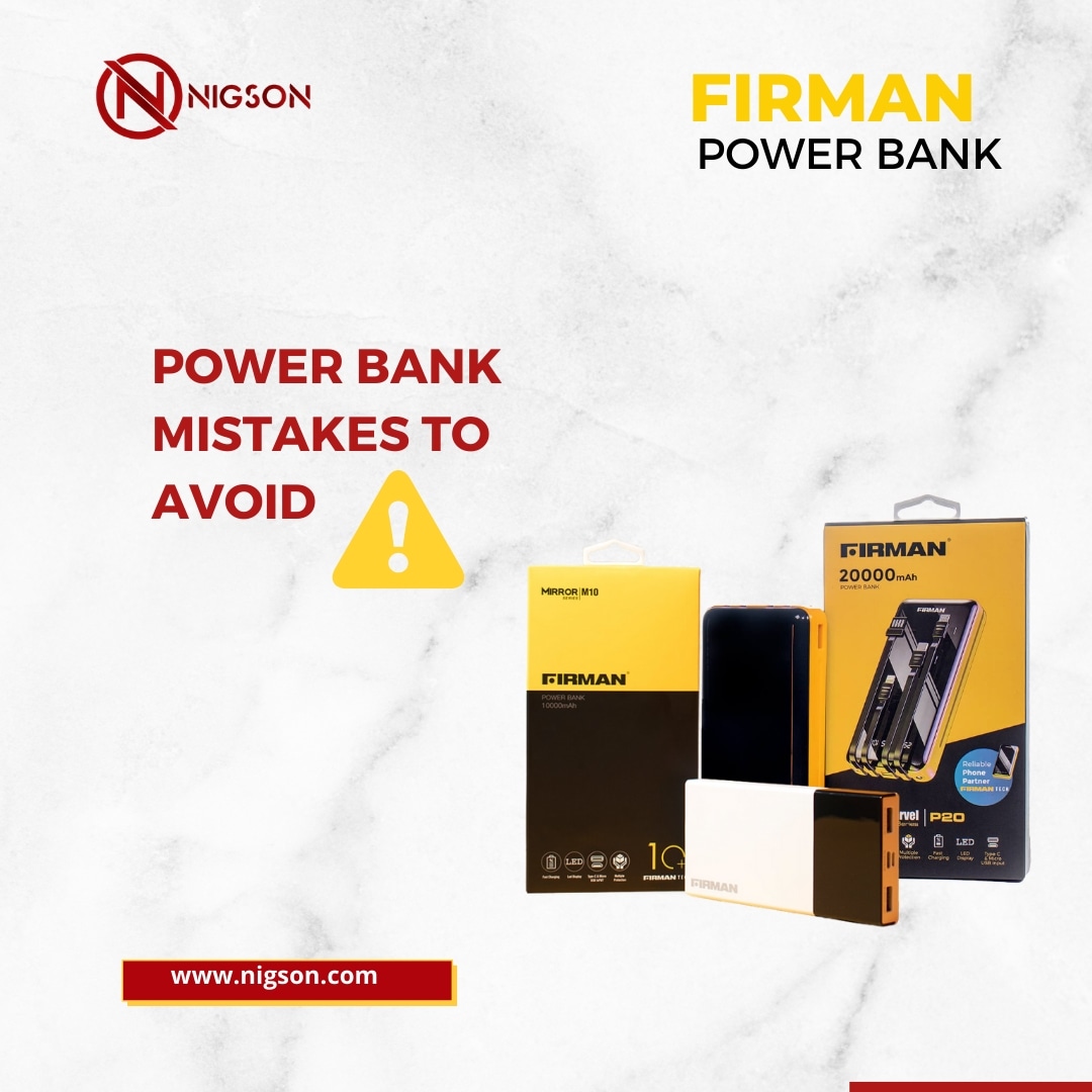 NigsonGroup's tweet photo. Powerbank mistakes to avoid

Overcharging your powerbank

Putting your powerbank in a wet place for a longer time

Not charging your powerbank

Knocking or hitting your powerbank

These are things you should avoid in order to have a lastong powerbank.

...
...
..#powerbanks https://t.co/hrFZhBwQOp