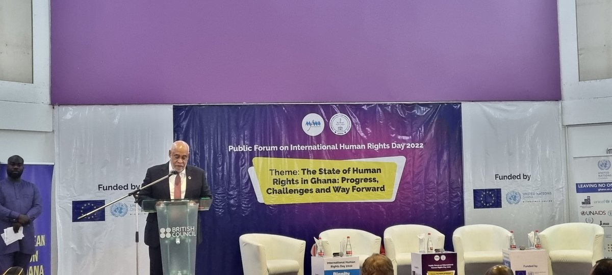 The Human rights should not be taught only in classroom but rather a universal language that is understood by even children.
  -H.E Charles Abani, UN Resident Coordinator

<a href="/EuropeInGhana/">European Union in Ghana</a>
<a href="/UNinGhana/">UNinGhana</a>
#MFWA
#HumanRightsDay2022