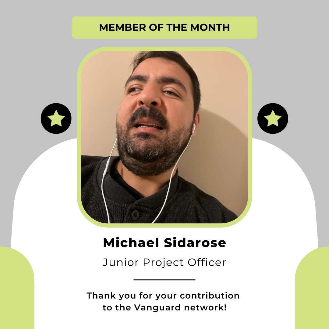 *MEMBER OF THE MONTH OF DECEMBER*
Thank you Michael for all of your hard work and dedication to the network - we are grateful to have you!