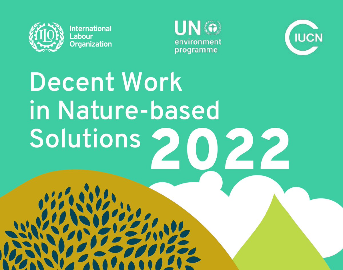A new <a href="/ilo/">International Labour Organization</a>, <a href="/IUCN/">IUCN</a> &amp; <a href="/UNEP/">UN Environment Programme</a> report finds that tripling investment in #NaturebasedSolutions by 2030 could generate 20M new jobs - but #JustTransition policies are needed for decent work, particularly for the poorest &amp; most vulnerable.

Learn more ⤵️
naturebasedsolutionsinitiative.org/news/unep-iucn…