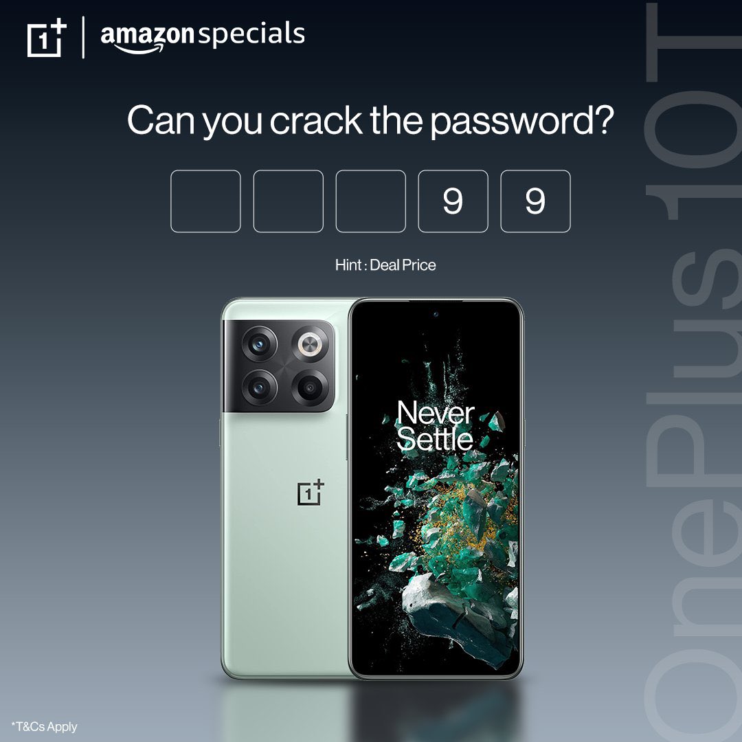 vignesh23091997's tweet photo. @amazonIN #OPCommunitySaleOnAmazonSpecials   Password=54999 https://t.co/ikvsvHajbt