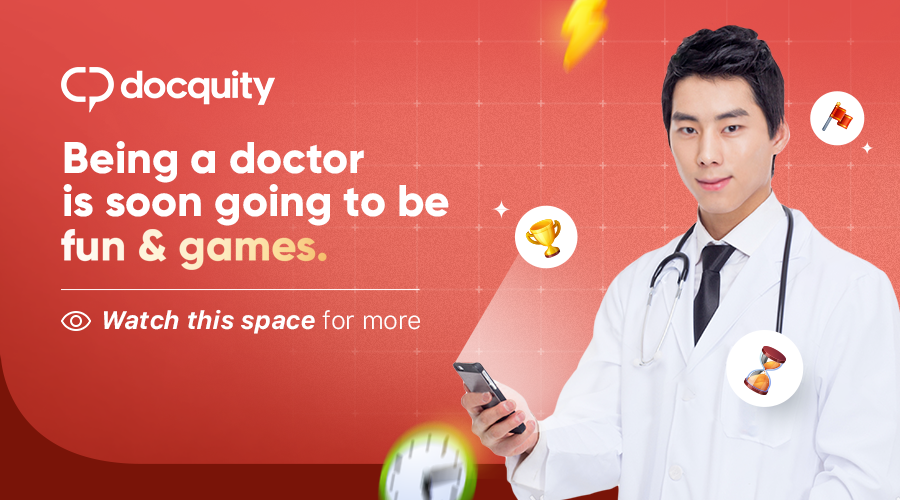 Docquity's tweet photo. #DocUplay
It’s practice for medical practice.
Practicing medicine without even a stethoscope? How? Stay tuned to Docquity and find out.
#docquity #gaming #medical https://t.co/ERiZwccLY7