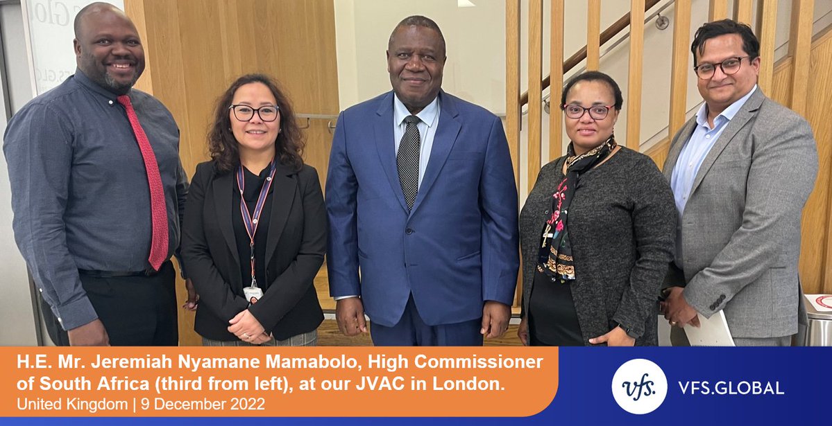 VFS Global On Twitter We Were Honoured To Host H E Mr Jeremiah vfs-in