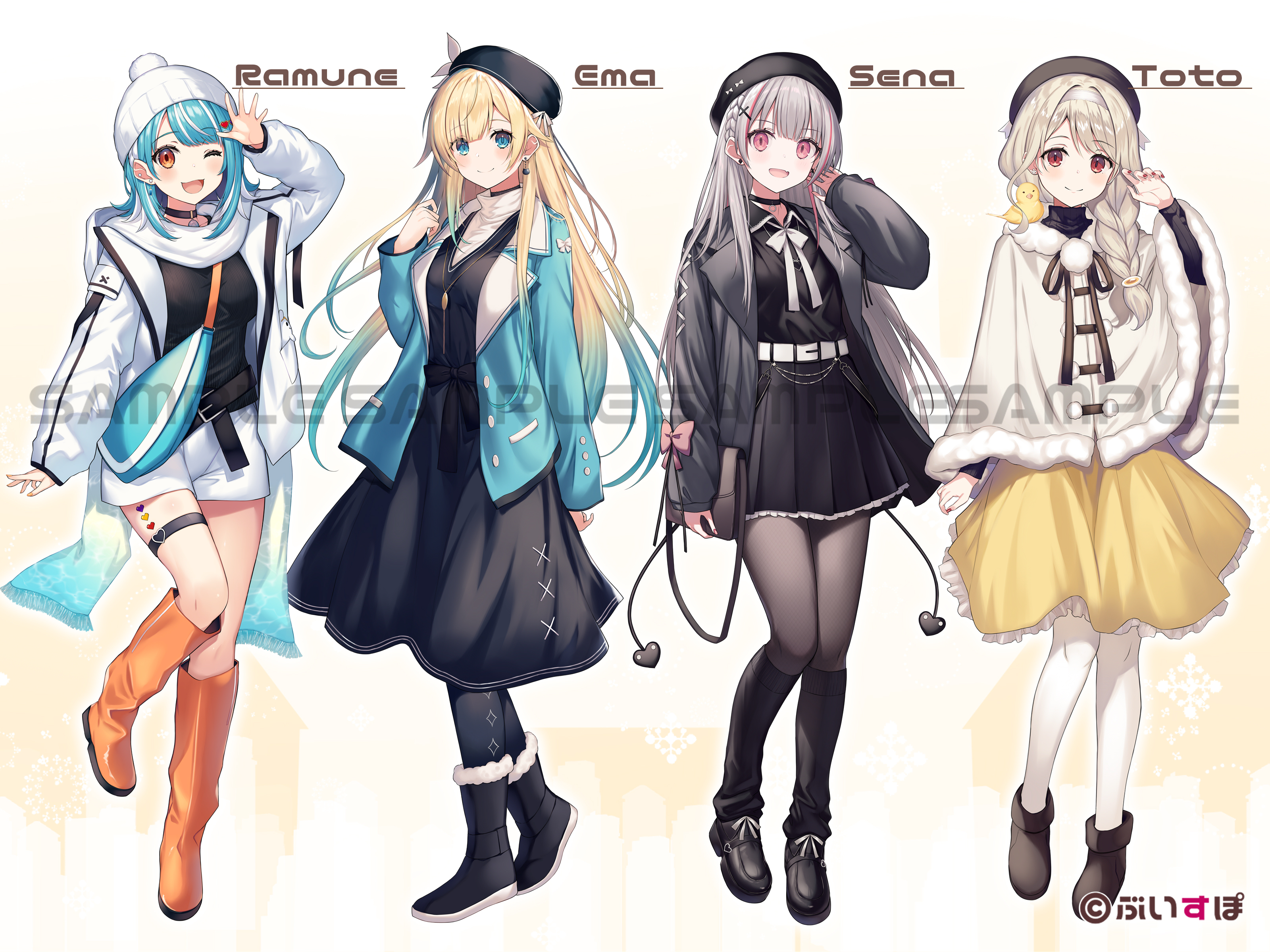 ぶいすぽ 冬コミタペストリー2022 ぶいすぽ冬コミ2022 通販限定