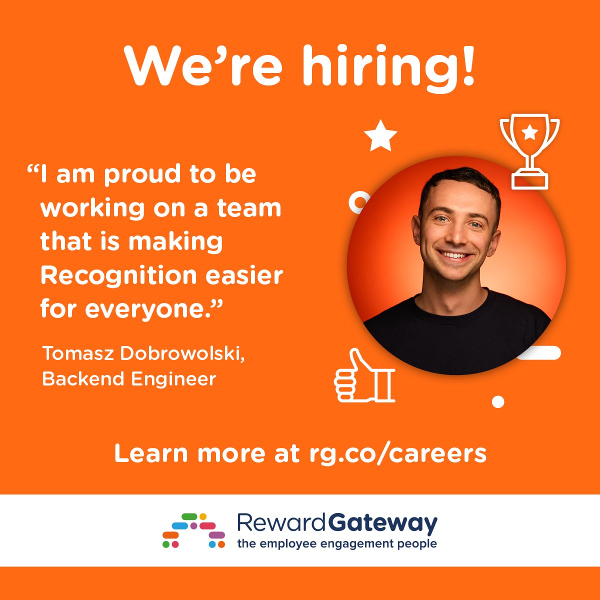 RewardGateway's tweet photo. 🇬🇧 #WeAreHiring a Technical Engineering Lead for our hybrid London office! If you're ready to #DelightOurCustomers & work alongside talented individuals like Tomasz from the London Engineering Team, click here to apply today! 👉 https://t.co/RSVaWgNchK
#LifeAtRG #TechEngineer https://t.co/0pCes4PXJh