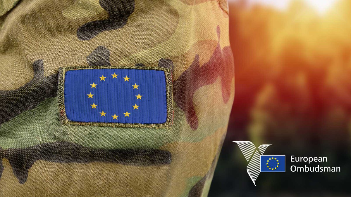 EUombudsman's tweet photo. We have asked @defis_EU how it ensures that experts evaluating projects under the European Defence Fund #EDF do not have conflicts of interest.

Contrary to general practice, the EDF regulation does not require the list of experts to be published.

📌 https://t.co/TrDZE6gNIU https://t.co/XLKVZ1dtpg