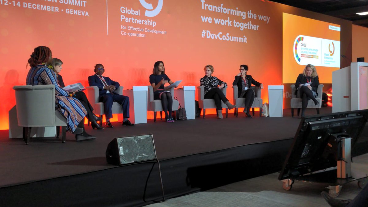 Currently in Geneva for the #GPEDC Summit, moderating Session 3, 'Localising Development Cooperation and Reaching the Furthest Behind' alongside <a href="/chilandeh/">Chilande</a> <a href="/misumilas/">Michele Sumilas</a> <a href="/karin_hulshof/">Karin Hulshof</a> @tatianafd <a href="/RabiouAb/">Dr. Rabiou Abdou</a> <a href="/MarieOttosson1/">Marie Ottosson</a> - an inspiring discussion on an important topic!