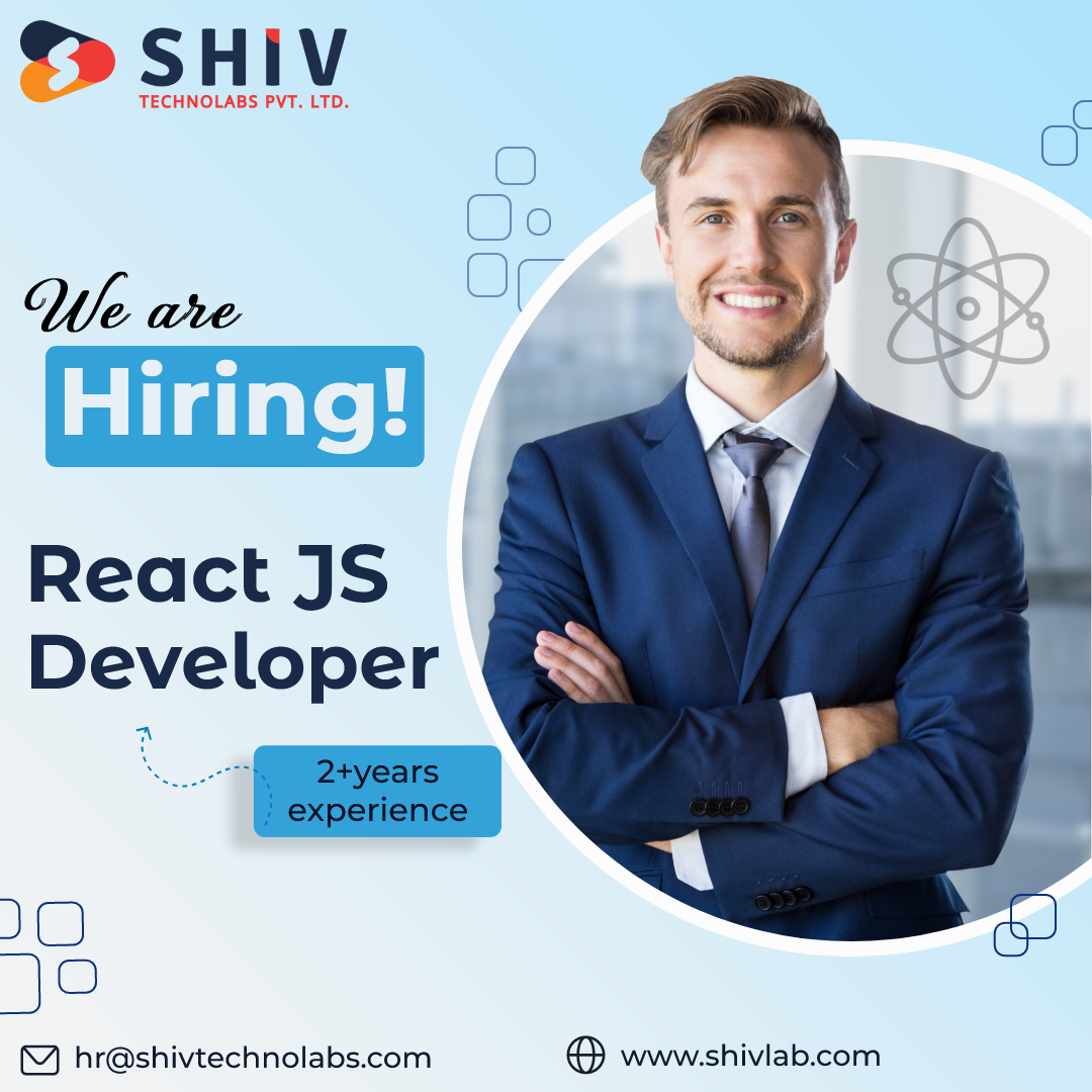 Shiv_Technolabs's tweet image. We are expanding and #hiringReactJSDevelopers Experience: 2+ Years Location: #Ahmedabad
Website: shivlab.com Interested #Candidates can drop their #CV at hr@shivtechnolabs.com
#reactjsdeveloper #softwaredeveloper #5daysworking #shivtechnolabs #knightcoders