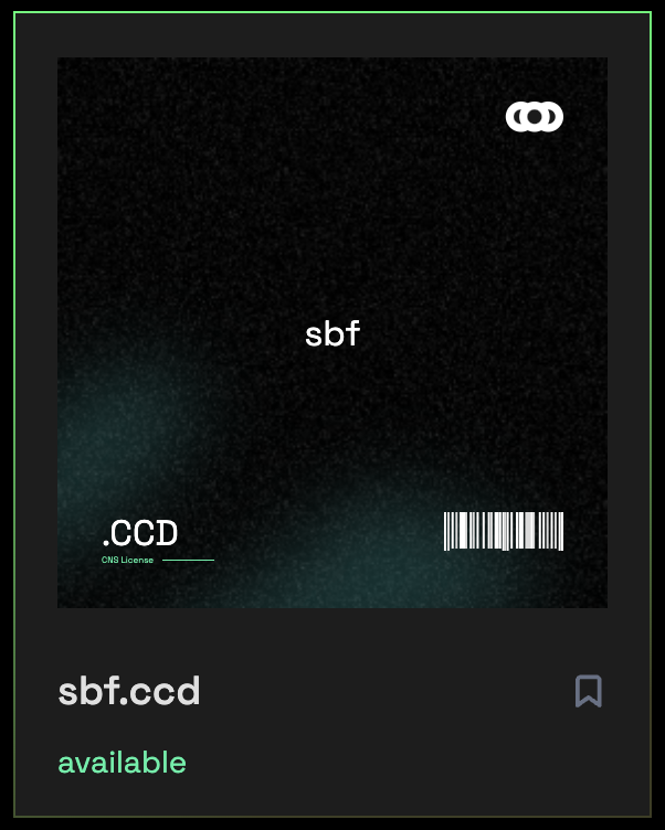 ccddomains's tweet photo. SBF got arrested,
But sbf.ccd is free! 🛡️

For your $ccd, $eth &amp; $sol transactions! 💙

Register this #cnsdomain ▶️ https://t.co/T3JzfNdMAd https://t.co/6QZNXqJhVt