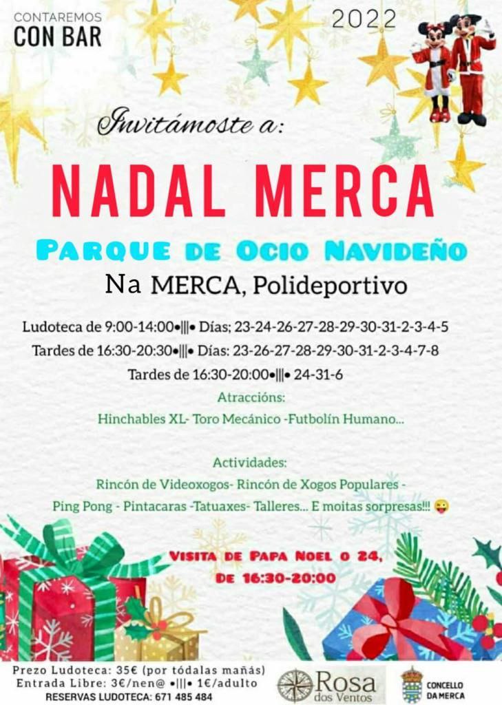 Para poder conciliar as vacacións de nadal dos pequenos e non tan pequenos, disfrutade.