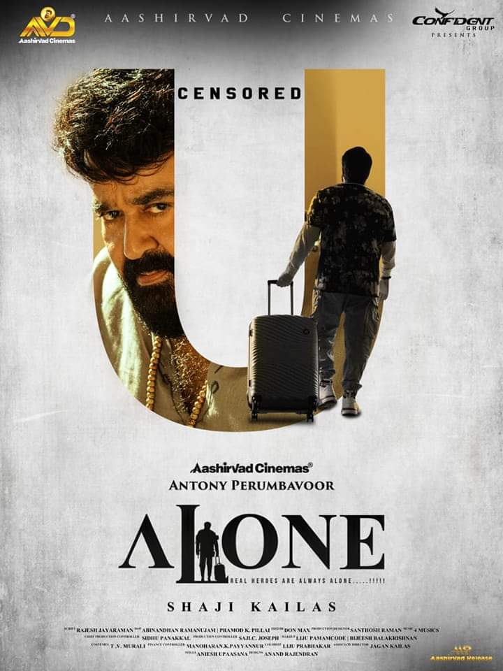 Sivaprasanth5's tweet photo. #ALONE - Team shot the movie for direct OTT release but now they hav planned to get this to theatres, so the team having included extra 30 mins footage for theatrical run.
Cast - Only #Mohanlal
Music - #4Musics (#Oppam #Villain)
Direction - #ShajiKailas (#Kaduva) https://t.co/EEipFZLoVw