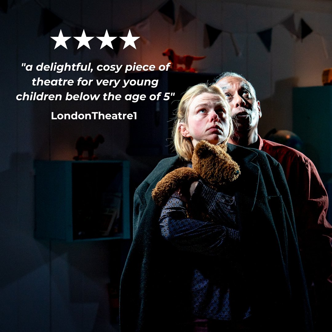 polkatheatre's tweet photo. The reviews for Grandad, Me and Teddy Too are in!
Come join us this winter for this "delightful" (LondonTheatre1) production, and don't forget to #BYOBear!
ποΈ https://t.co/NpxE1aQYCe https://t.co/UcVa6EQjgI