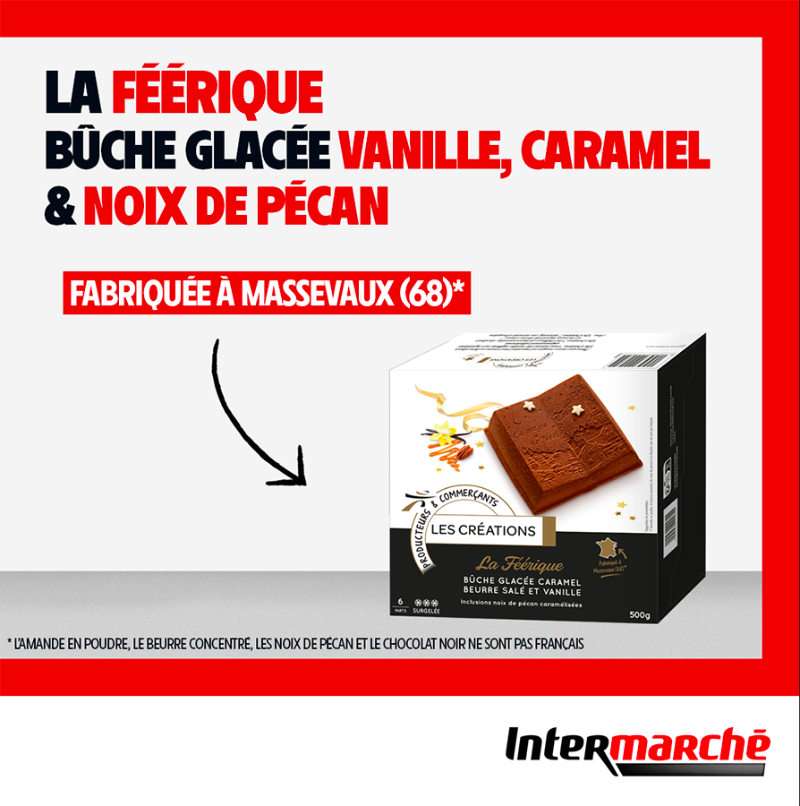intermarche's tweet photo. Passez les fêtes avec des produits préparés en France 🇫🇷👉 (Re)découvrez les produits festifs incontournables de notre gamme Les Créations 👇