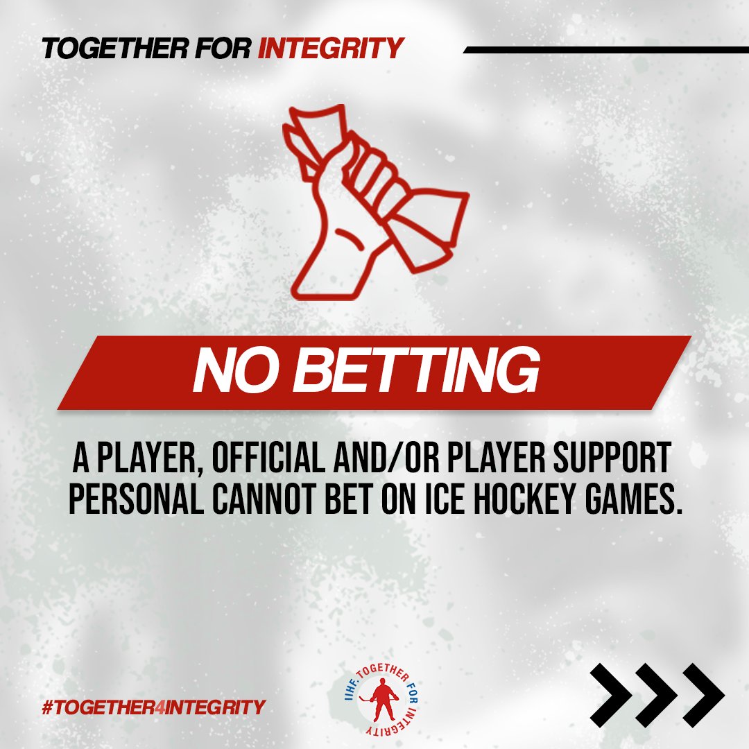 IIHFHockey's tweet photo. What is competition manipulation and why is it important? #Together4Integrity
Find out: https://t.co/I2b9SUTYKa https://t.co/LW5CA8nZu4