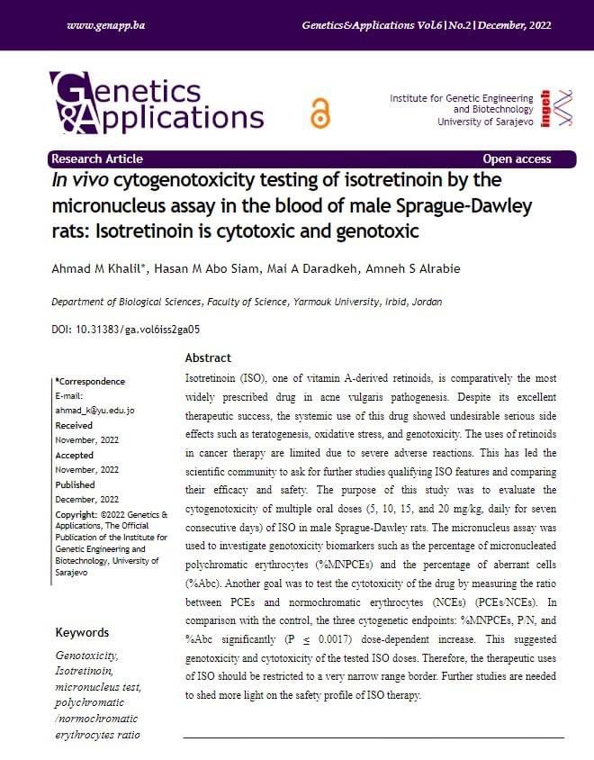 Genetics & Applications (G&A) tweet media