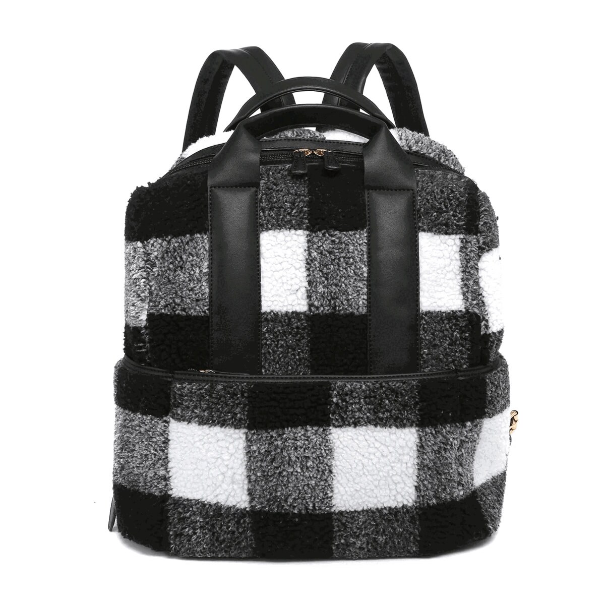 artisan_pure's tweet image. Sherpa Backpack-Checkered Plaid Sherpa Travel Backpack-Soft Back-to-School Fall Styling Backpack etsy.me/3Sl839i #ArtisanPureSkinCare #Etsy #StudentBackpack