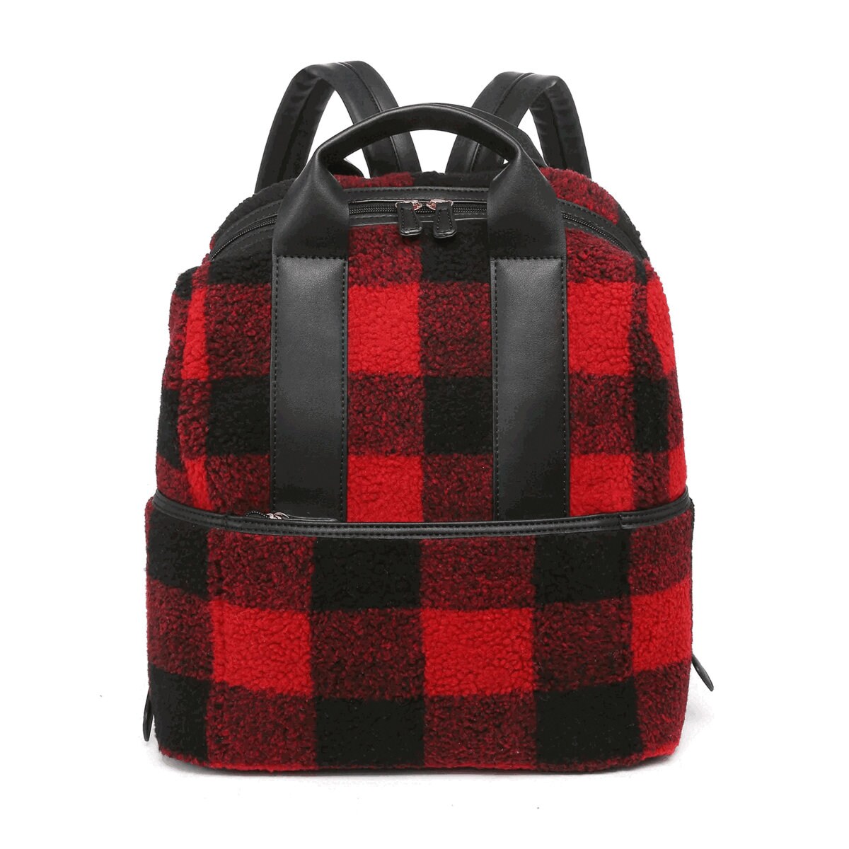 artisan_pure's tweet image. Sherpa Backpack-Checkered Plaid Sherpa Travel Backpack-Soft Back-to-School Fall Styling Backpack etsy.me/3Sl839i #ArtisanPureSkinCare #Etsy #StudentBackpack