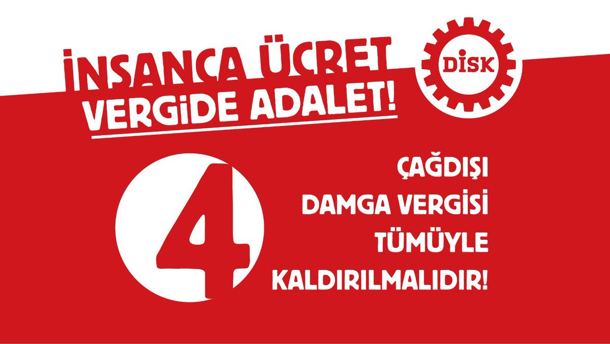 Vergide ve ücrette adalet istiyoruz. Geçinmek istiyoruz! 
#İnsancaÜcretVergideAdalet