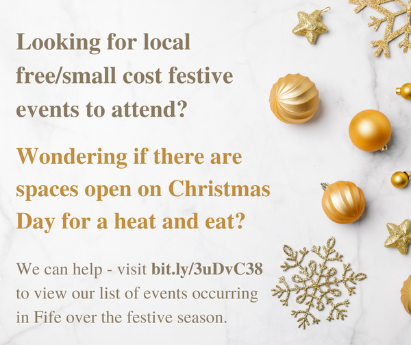 Fife Voluntary Action have created a list detailing free/low cost festive events occurring across Fife - divided into the 7 localities. <a href="/IHS_HWB/">Inverkeithing HS PE</a> <a href="/IHSupdates/">Inverkeithing High School</a>