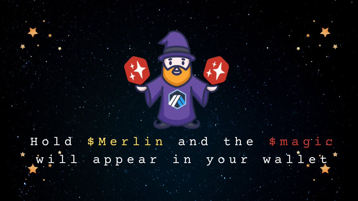 Merlin_arbitrum's tweet photo. 🧙🏼‍♂️Hello, we are working on the launch of $merlin

🔥The presale will be on @burnitrum's launchpad (you will need 1.5M $burni to enter).

🚨 Stay tuned in the next days 

🪄The spell is: Hold $Merlin and the $magic will appear in your wallet. https://t.co/pscKjSqlBg