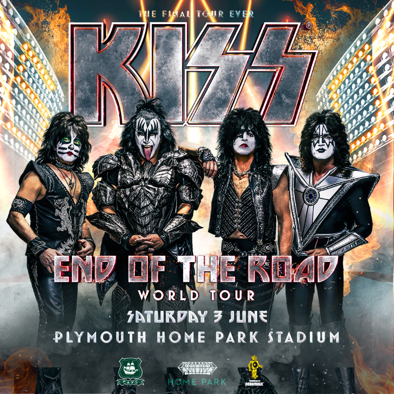 homeparkstadium's tweet photo. 👅 Hospitality packages are on sale now for the highly-anticipated @kiss concert at Home Park in June 2023. 🤟

Secure your place now for the End of the Road World Tour ⬇️