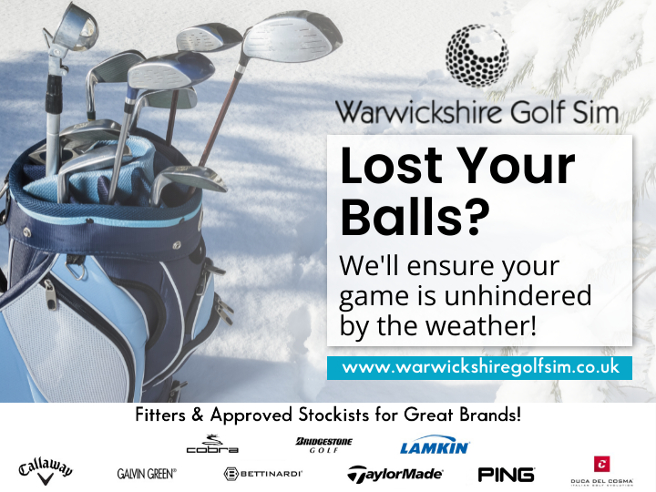 No fear of losing your balls at Warwickshire Golf Sim!  

With hot drinks at hand and no sign of digging your balls out from the snow, we'll ensure the weather doesn't interfere with your game.  🎄❤ 

warwickshiregolfsim.co.uk

#christmasideas #giftvouchers #proshop #golfswing