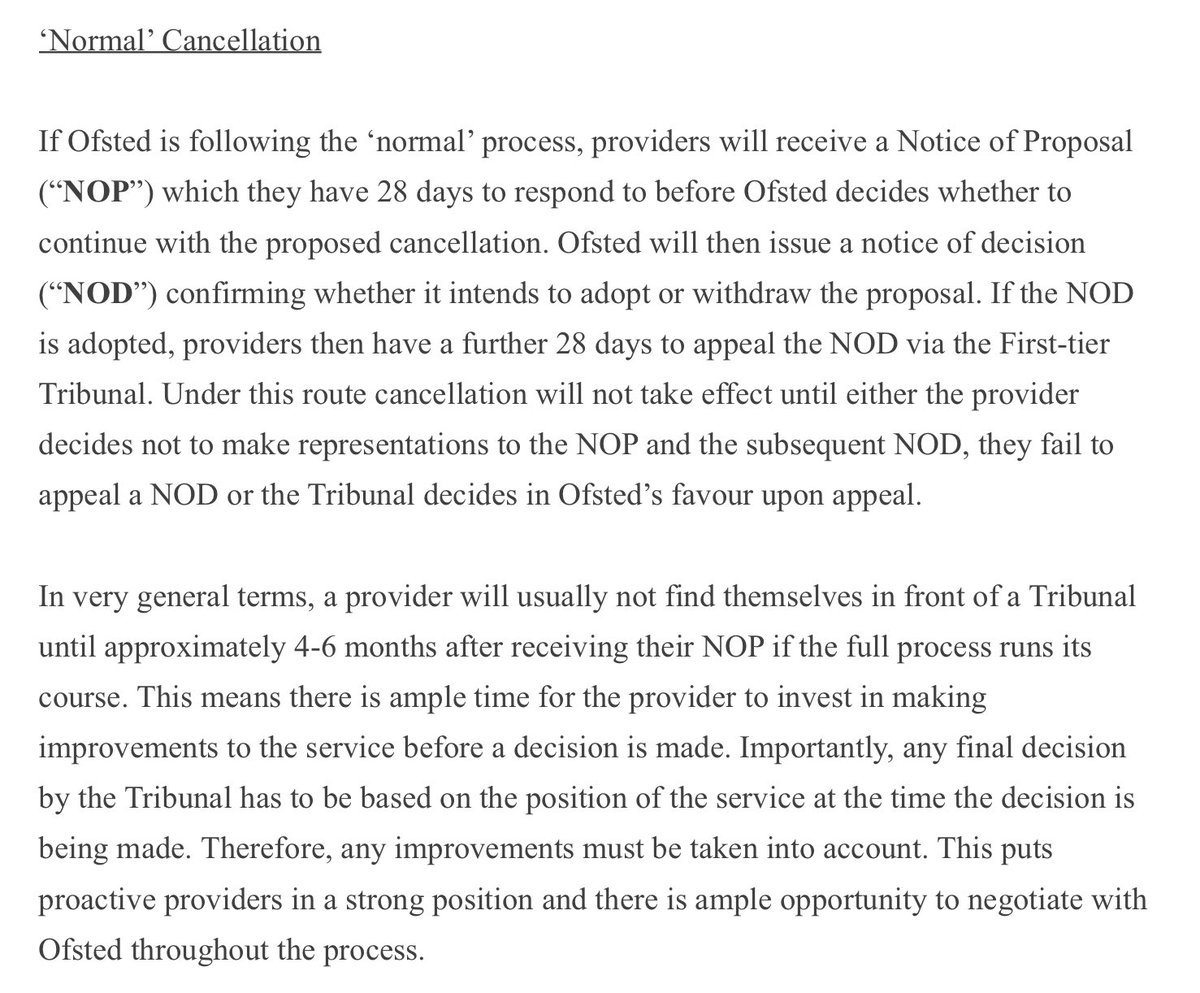 _Sarah_London_'s tweet photo. If they had only followed the appeal process set out by @Ofstednews  then we would’ve had 6 months to find alternative placements for our children https://t.co/oF4HOPYxt8