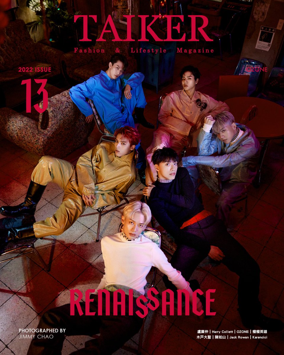 taikermag's tweet photo. https://t.co/V4xNTXimRv
Covering TAIKER ISSUE13, #OZONE tells us what RENAISSANCE means to them.
#OZONE wears by @prada
📍@taikermagazine issue13 with
#盧廣仲 / #HarryCollett / OZONE / #瘦瘦英雄 / #木戸大聖 / #陳如山 / #JackRowan / #Karencici
#TAIKERMagazine #臺客雜誌 https://t.co/k2Z5eGxxe0
