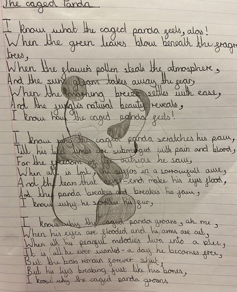 Another successful year teaching the poem Sympathy by Paul Laurence Dunbar. 🌟 ‘It is a cry of suffering and a thought of being free.’ 🌟 ‘It is all he ever wanted - a day he becomes free. But the bars remain forever shut.’ <a href="/WestViewPrimary/">West View Primary School</a> @BobCox_SFE