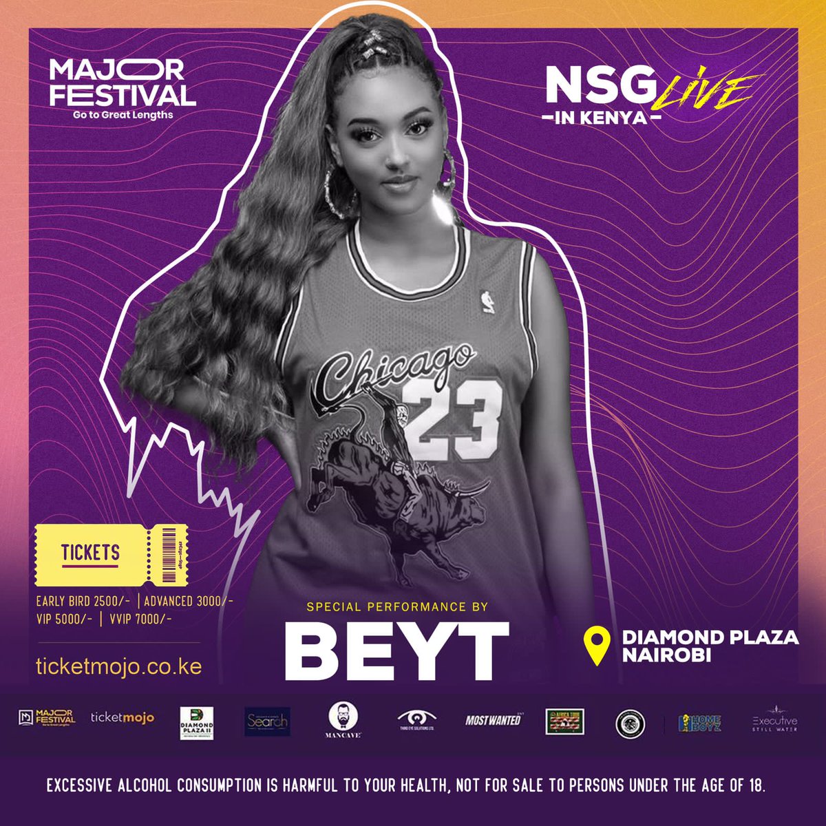 majorfestival's tweet photo. Are you primed to vibe on her wave?
On top of her game is the lovely @yungbeyt performing live this Friday the 16TH
Buy your tickets now via the link on bio 
#majorfestival #NsgInNairobi #excutivestillwater #BeyT #performing #diamondplaza2 #thirdeyesecurity https://t.co/3UQKiJw063