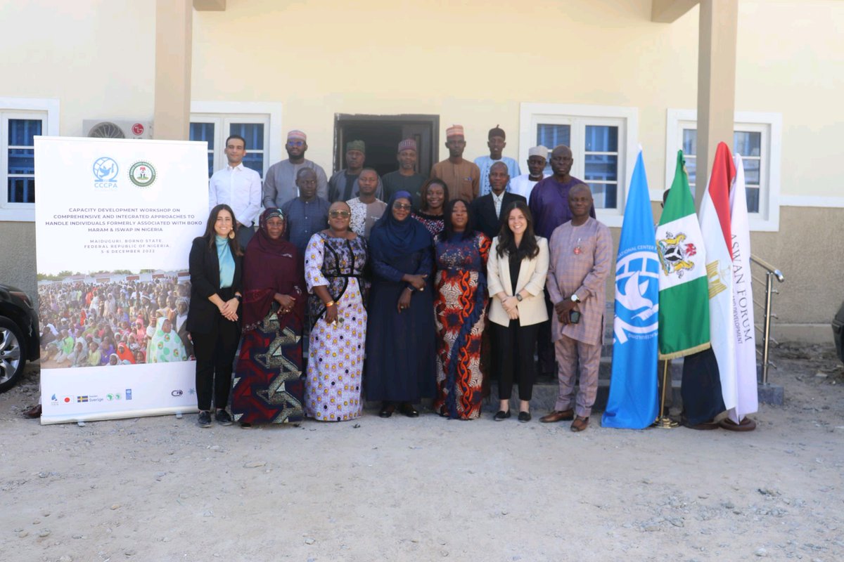 globalsolid2063's tweet photo. CCCPA Builds Nigerian State & Federal Capacities in Handling Individuals Formerly Associated with Boko Haram & ISWAP ๐๐๐ผ
More details ๐๐ฝ
https://t.co/QosKN5HVLn
#NasserYouthMovement #AfricanYB #Africa #GCTalks #Nigeria #AfricanUnion #GlobalCitizen #GCTalk #Peace #women #CCCPA https://t.co/Q8ABOsaj9d