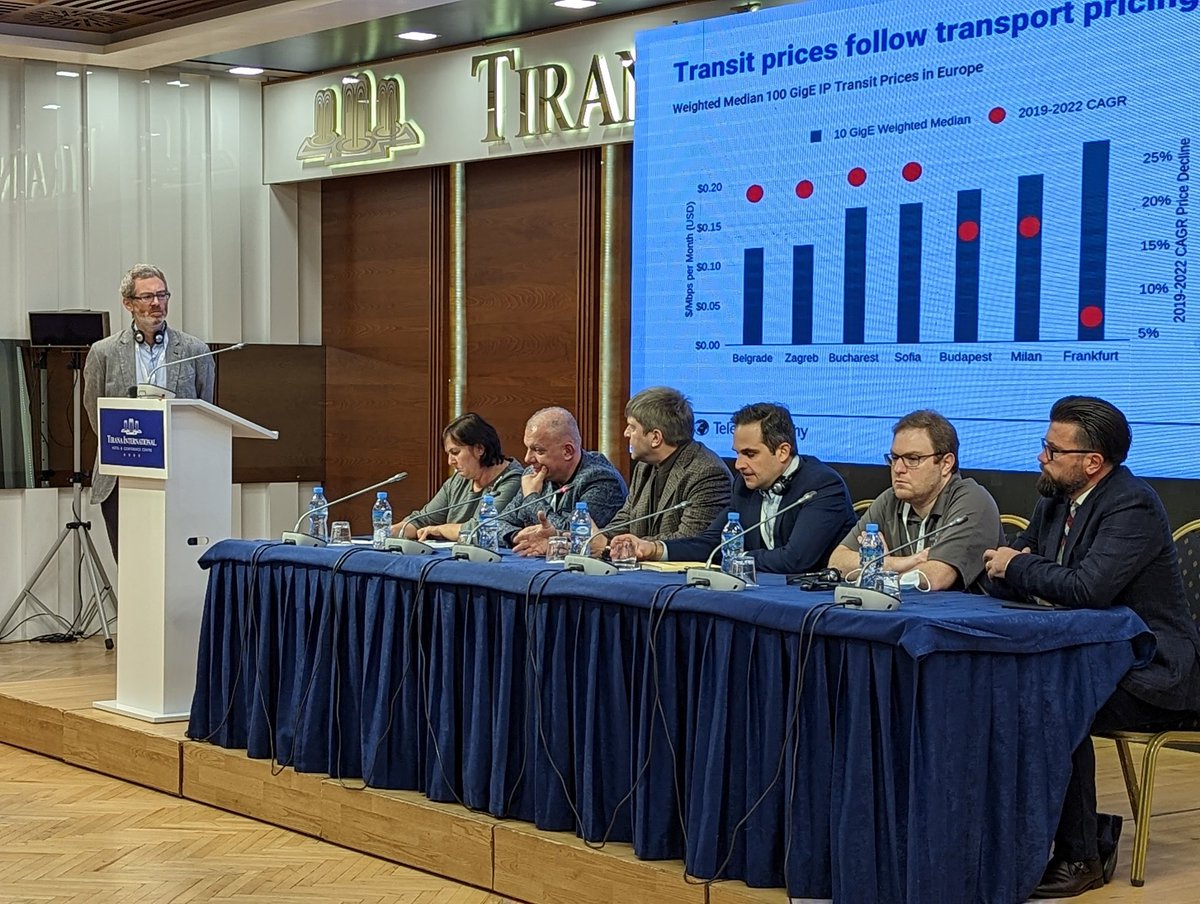 The panel on Albanian connectivity has just started at #ANIX2022